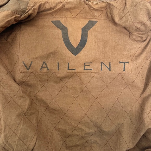 Men's Brown Leather Zip-Front Jacket - Picture 9 of 13